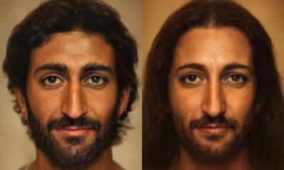 以人工智能模拟耶稣肖像，引发网络热议　荷兰创作者：艺术性为主，非准确科学图像